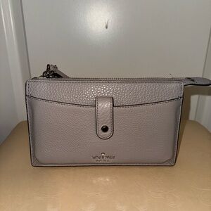 Kate Spade Gray Leather Wallet